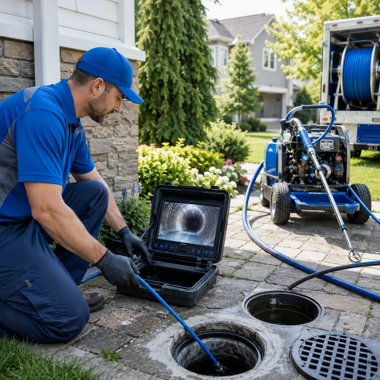 Outdoor drain cleaning professionals serving Altamahaw, NC